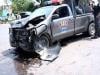 کندھ کوٹ میں پولیس وین حادثے کا شکار، 4 پولیس اہلکار جاں بحق 