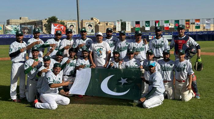 پاکستان نے بھارت کو 1-14سے شکست دیکر ویسٹ ایشیا بیس بال کپ کے فائنل میں جگہ بنالی