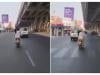 بیوی نے چلتی موٹر سائیکل پر چپلوں سے شوہر کی پٹائی کردی، ویڈیو وائرل