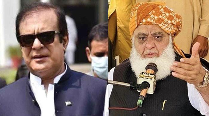 گرینڈ الائنس میں شمولیت اختیار نہ کرنے پر مولانا کی مقبولیت میں کمی آئی: شبلی فراز