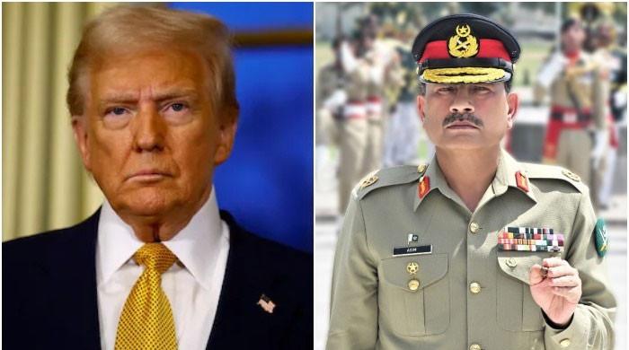 فیلڈ مارشل عاصم منیرکی امریکی صدر سے وائٹ ہاؤس میں ملاقات جاری