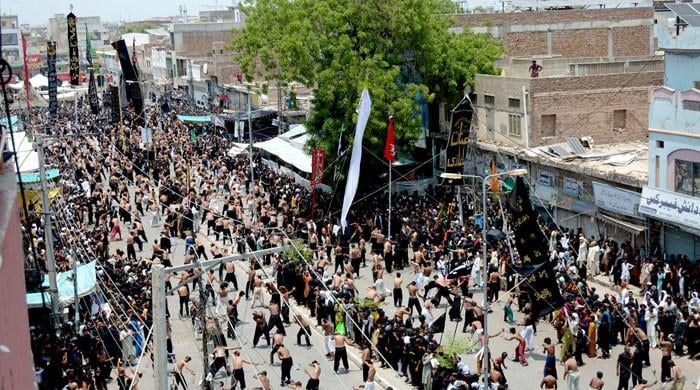 ملک بھر میں 9 محرم الحرام کے جلوس اختتام پذیر