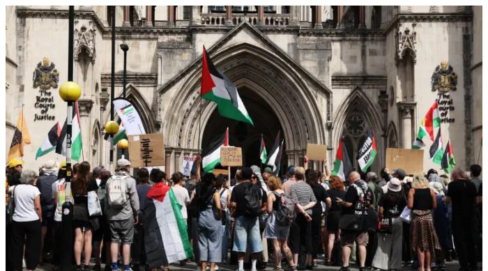 برطانیہ میں فلسطین ایکشن گروپ پر پابندی عائد، رکنیت یا حمایت پر  14 برس کی سزا ہوگی