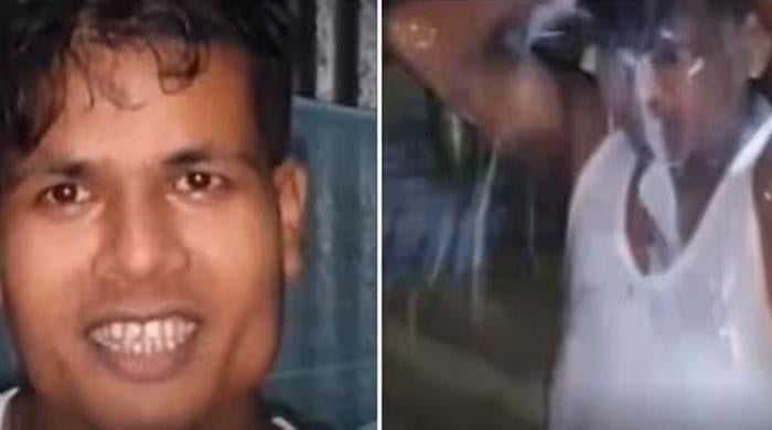 بیوی سے طلاق کی خوشی میں جشن، دودھ سے نہانے والے شخص کی ویڈیو وائرل
