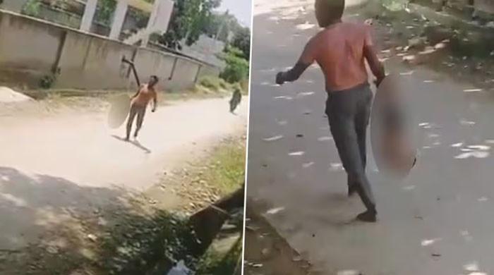 بھارت: جہیز کی مانگ پوری نہ ہونے پر ظالم باپ کا 8 ماہ کے معصوم پر تشدد، ویڈیو وائرل