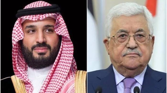 سعودی ولی عہد کی کوششوں سے متعدد ممالک نے فلسطین کو تسلیم کرنے کا وعدہ کیا: محمود عباس
