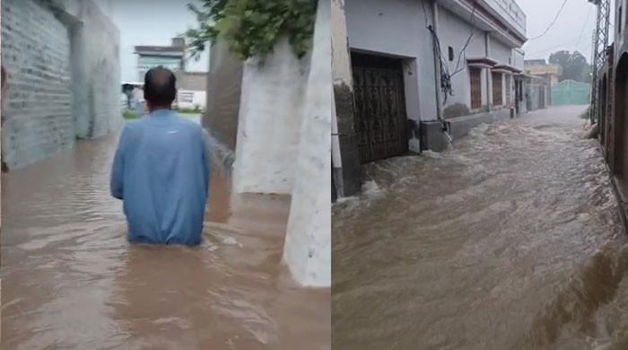 پنجاب اور پختونخوا میں بارشوں کا نیا سلسلہ شروع، نالے بپھر گئے، مختلف مقامات پر سیلاب کا خطرہ