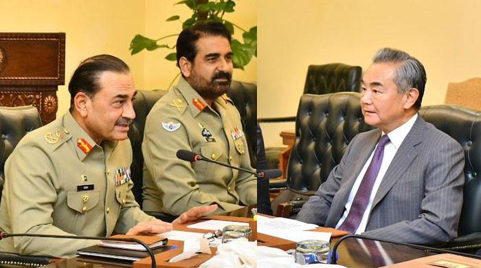 فیلڈ مارشل سے چینی وزیر خارجہ کی ملاقات، پاکستان کی خودمختاری کیلئے حمایت جاری رکھنے کا عزم