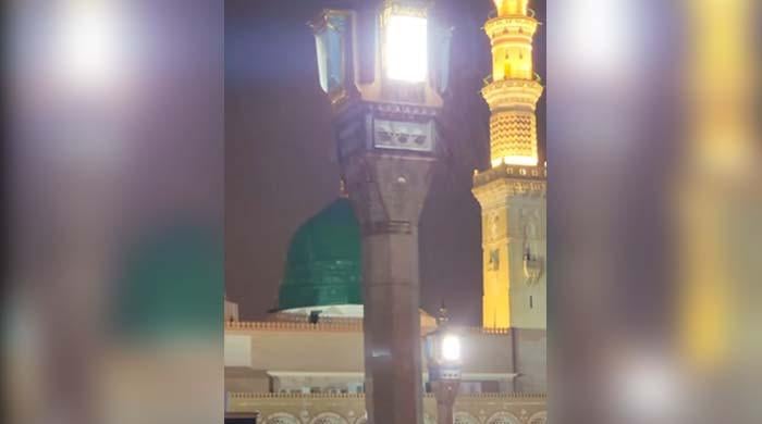 ویڈیو: مدینہ منورہ میں موسلادھار بارش، موسم خوشگوار