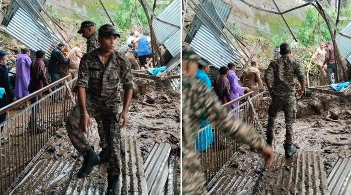 مقبوضہ کشمیر میں بارشوں اور لینڈ سلائیڈنگ سے ہلاکتوں کی تعداد 30 ہوگئی