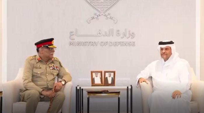 قطر کی سول و عسکری قیادت کی خطے میں امن و استحکام کیلئے پاکستان کے کردار کی تعریف