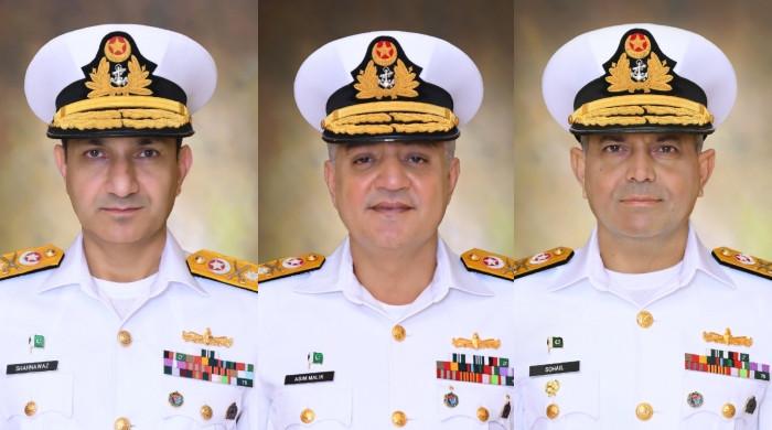 پاک بحریہ کے تین کموڈورز کی ریئر ایڈمرل کے عہدے پر ترقی