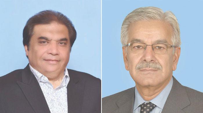 ن لیگی قیادت نے خواجہ آصف اور حنیف عباسی میں سیز فائر کرا دی