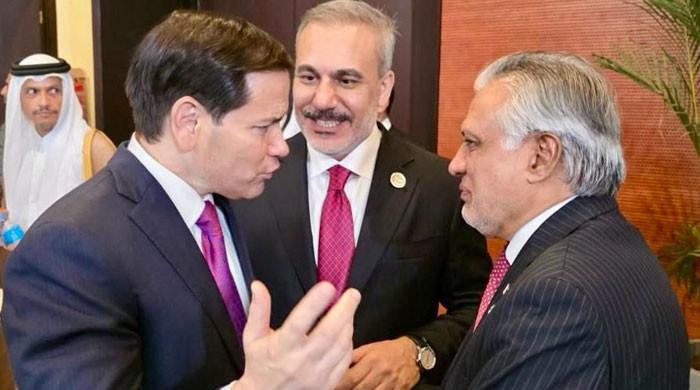نائب وزیراعظم اسحاق ڈار کی امریکی وزیر خارجہ سے ملاقات