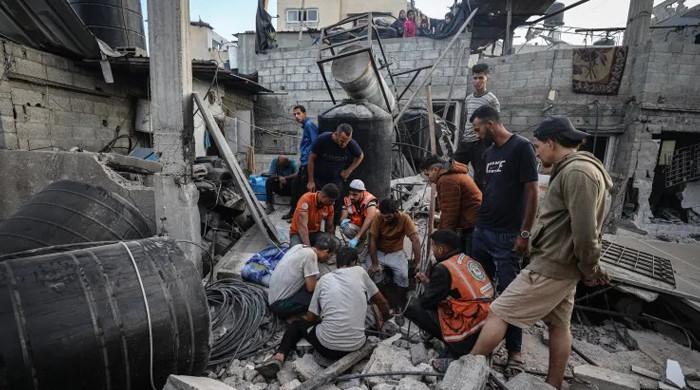 اسرائیل کی غزہ پر وحشیانہ بمباری، 46 بچوں سمیت 100 سے زائد فلسطینی شہید