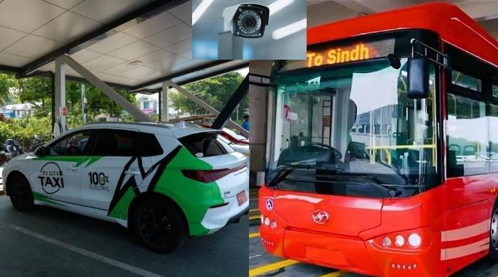 کراچی:  پیپلز بس اور ای وی ٹیکسی سروس میں نصب کیمروں کو سیف سٹی سے جوڑنے کا فیصلہ