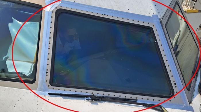 پی آئی اےکے بوئنگ777 طیارےکی ونڈ شیلڈ پھر ٹوٹ گئی، طیارہ جدہ ائیرپورٹ پرگراؤنڈ ہوگیا