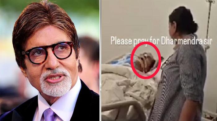 امیتابھ بچن دھرمیندر کی اسپتال سے لیک ہونیوالی ویڈیو پر شدید برہم ہوگئے