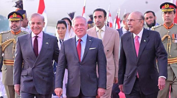 اردن کےشاہ عبد اللہ 2 روزہ دورے پر پاکستان پہنچ گئے