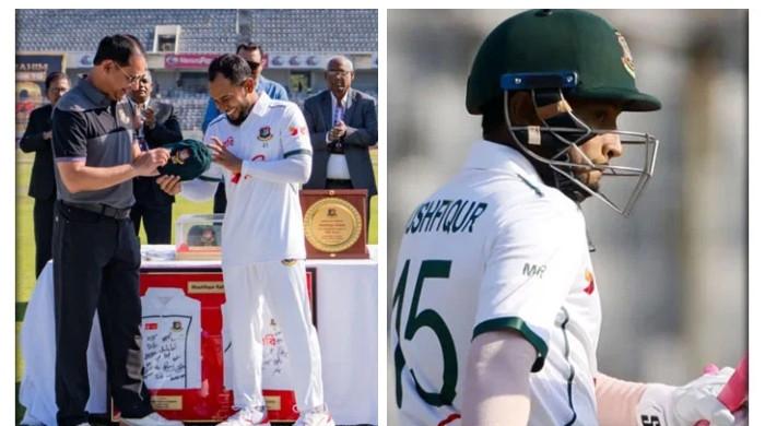 بنگلادیش کے مشفیق الرحیم نے کیرئیر کے 100 ویں ٹیسٹ میں اعزاز اپنے نام کرلیا