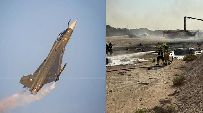 بھارتی فضائیہ نے دبئی ائیر شو کو داغدار کر دیا، شو کی تاریخ میں پہلی بار حادثہ پیش آیا