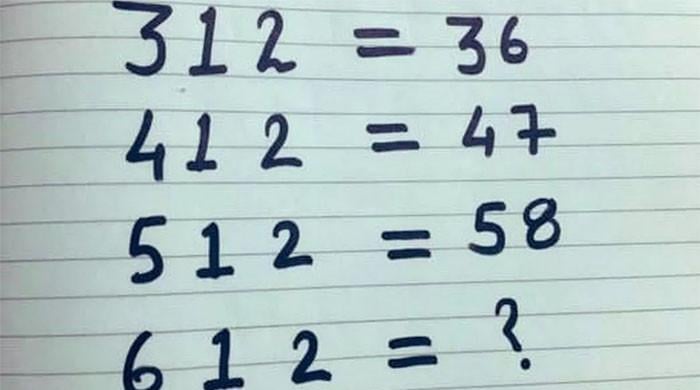 ریاضی کی اس پہیلی کا جواب دے سکتے ہیں؟