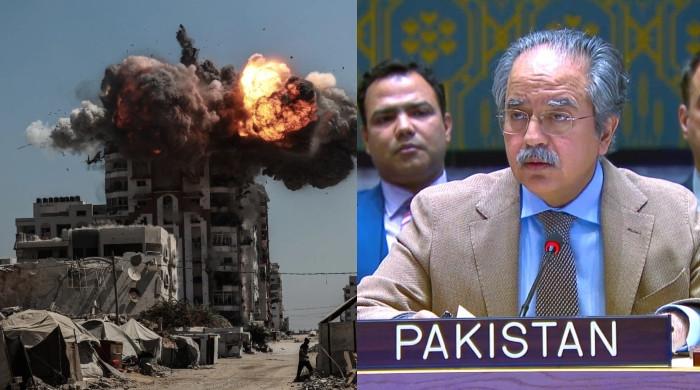 پاکستان کا غزہ سے صیہونی فوج کے انخلا اور  تمام عرب علاقوں سے اسرائیلی قبضےکے خاتمے پر زور