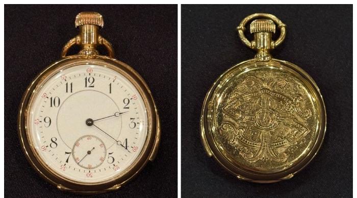 ٹائی ٹینک جوڑے کی سنہری گھڑی نیلام، قیمت کیا رہی؟