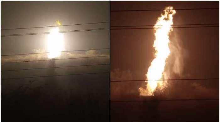 پشاور: حسن خیل میں گیس پائپ لائن میں دھماکا، مختلف شہروں کو گیس کی سپلائی متاثر