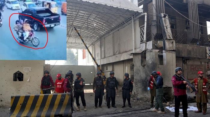 پشاور: ایف سی ہیڈکوارٹرز  پر حملے میں استعمال ہونے والی موٹرسائیکل چوری کی نکلی