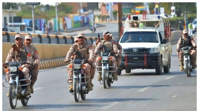 کراچی میں رینجرز کی تعیناتی میں مزید ایک سال کی توسیع