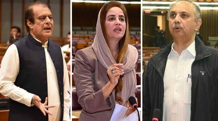 9 مئی حملہ کیس: عمر ایوب، شبلی فراز اور زرتاج گل سمیت  پی ٹی آئی کے 18 افراد اشتہاری قرار