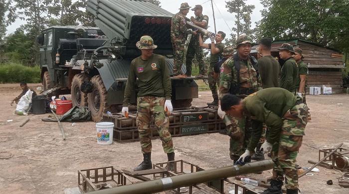 تھائی لینڈ اور کمبوڈیا کے درمیان ایک بار پھر جھڑپیں شروع