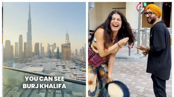کھڑکی کھولو اور برج خلیفہ کا منظر، 14 لاکھ روپے کرائے والے لگژری اپارٹمنٹ کی ویڈیو وائرل