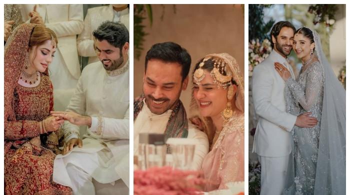 شادیوں کا موسم! سال 2025 شوبز کی رنگین دنیا کے اسٹارز کی شادیوں کا سال قرار پایا