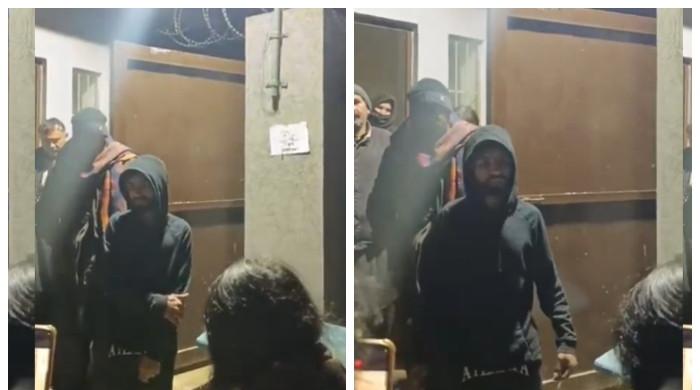 قائداعظم یونیورسٹی کے گرلز ہاسٹل میں گھسنے والا نوجوان پکڑا گیا، ویڈیو سامنے آگئی