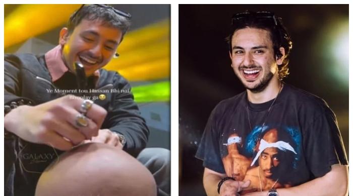 ویڈیو: حسن رحیم کے مداح نے گلوکار سے اپنے گنجے سر پر آٹو گراف لے لیا