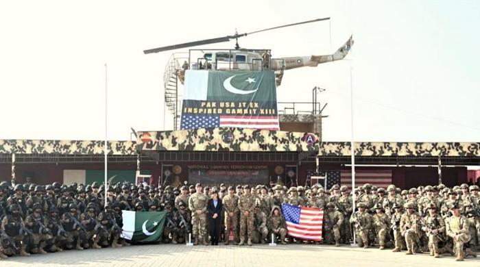 پاک امریکا مشق انسپائرڈ گمبٹ: دونوں ملکوں کی افواج کا  پیشہ ورانہ مہارت کا مظاہرہ