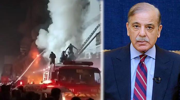 وزیراعظم کا کراچی میں گل پلازہ میں آگ لگنے کے واقعے پر اظہار افسوس