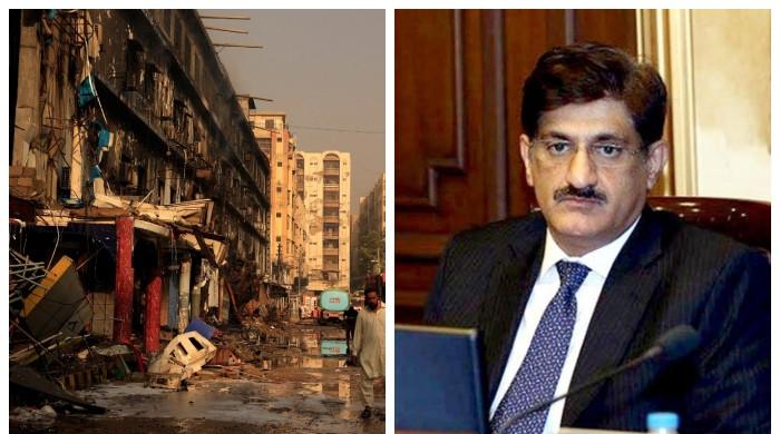 سندھ حکومت کا سانحہ گل پلازہ میں جاں بحق افراد کے لواحقین کو 1 کروڑ روپے دینے کا اعلان