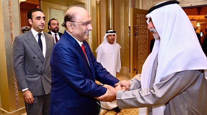 صدر آصف زرداری سے اماراتی وزیرِ رواداری کی ملاقات، پُرامن بقائے باہمی کی اہمیت پر زور