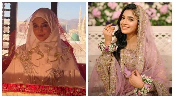 معروف اداکارہ لائبہ خان کامدینہ میں نکاح، دعائے خیر کی بھی تصاویر سامنے آگئیں