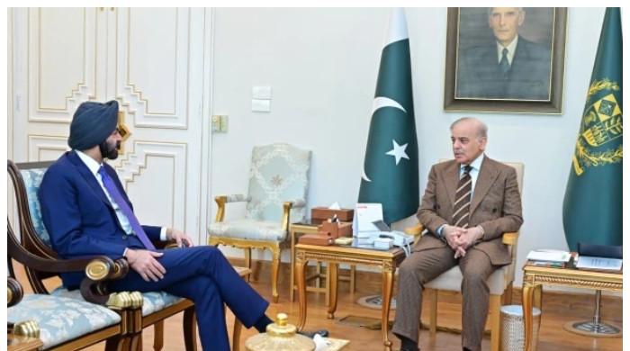 وزیراعظم سے عالمی بینک کے صدر کی ملاقات،  مختلف پروجیکٹس میں تعاون پر سراہا