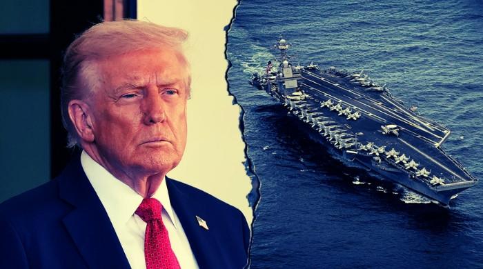 ٹرمپ نے مشرق وسطیٰ میں ایک اور ائیرکرافٹ کیریئر بھیجنے کا اشارہ دے دیا