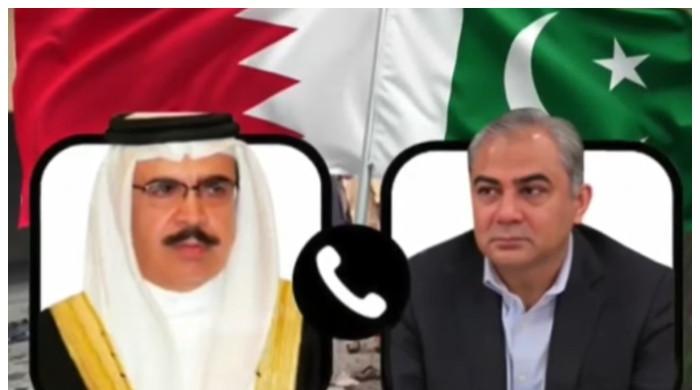 ’پاکستان کیساتھ کھڑے رہیں گے‘، محسن نقوی اور بحرینی وزیر داخلہ کا ٹیلی فونک رابطہ