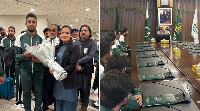 ہاکی ٹیم کی شاندارکارکردگی، وزیراعظم کا ہرکھلاڑی کیلئے 15لاکھ روپے انعام کا اعلان 