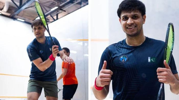 پاکستان کے عاصم خان ورلڈ اسکواش کوالیفائرز کے سیمی فائنل میں پہنچ گئے