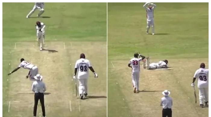 ویسٹ انڈیز چیمپئن شپ کا میچ خطرناک پِچ کے باعث ختم کردیا گیا