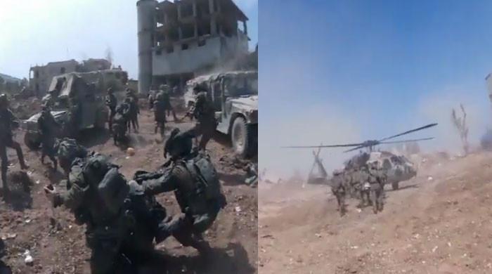 ویڈیو: لبنان میں حزب اللہ کا ڈرون سے اسرائیلی فوجیوں کے قریب حملہ، اہلکاروں کی دوڑیں لگ گئیں