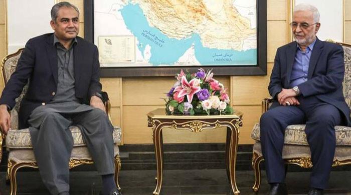 محسن نقوی کی تہران میں ایرانی ہم منصب سے ملاقات، امن مذاکرات کی بحالی کے امکانات  پر تبادلہ خیال